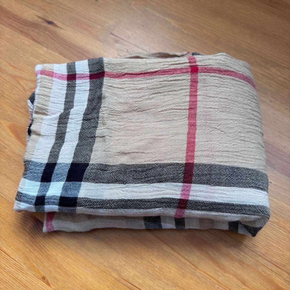 Plaid scarf/shaw/wrap